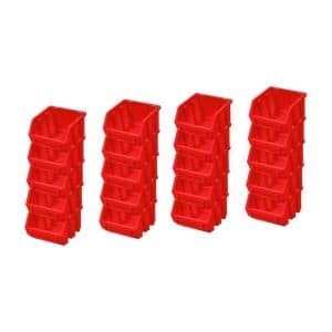 PROREGAL SuperSparSet 20x Sichtlagerbox 1 HxBxT 7