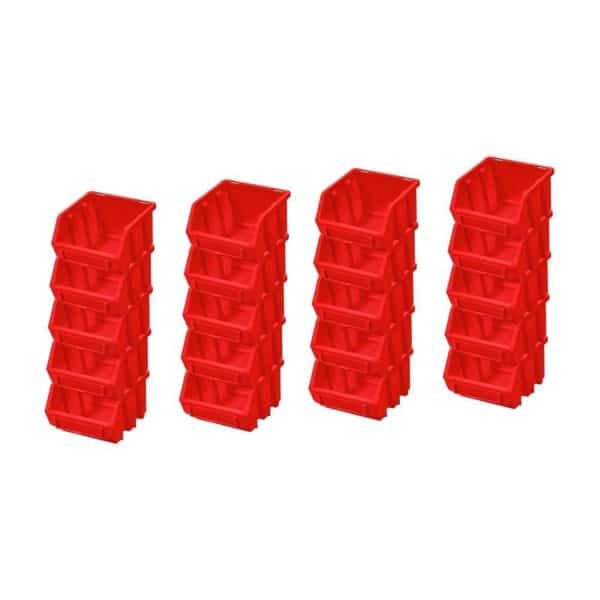 PROREGAL SuperSparSet 20x Sichtlagerbox 1 HxBxT 7
