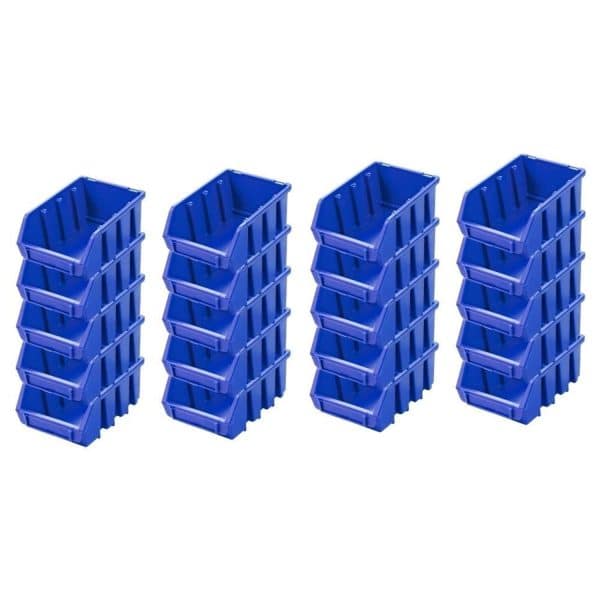 PROREGAL SuperSparSet 20x Sichtlagerbox 2 HxBxT 7