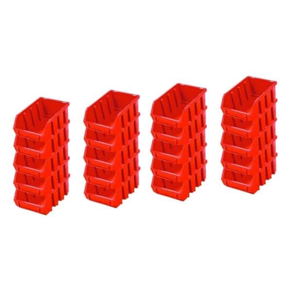 PROREGAL SuperSparSet 20x Sichtlagerbox 2 HxBxT 7