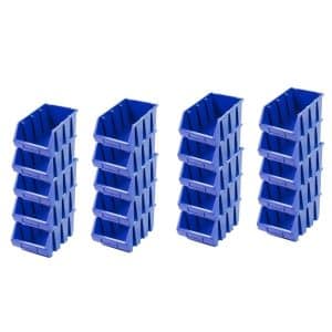 PROREGAL SuperSparSet 20x Sichtlagerbox 3 HxBxT 12