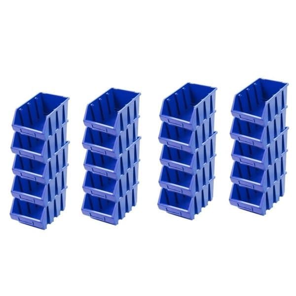 PROREGAL SuperSparSet 20x Sichtlagerbox 3 HxBxT 12