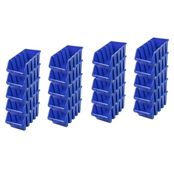 PROREGAL SuperSparSet 20x Sichtlagerbox 4 HxBxT 15