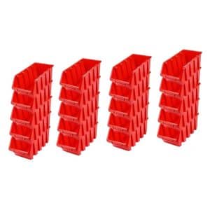 PROREGAL SuperSparSet 20x Sichtlagerbox 4 HxBxT 15