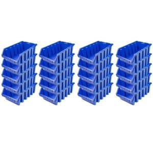 PROREGAL SuperSparSet 20x Sichtlagerbox 5 HxBxT 18