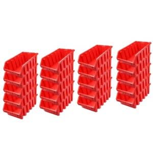 PROREGAL SuperSparSet 20x Sichtlagerbox 5 HxBxT 18