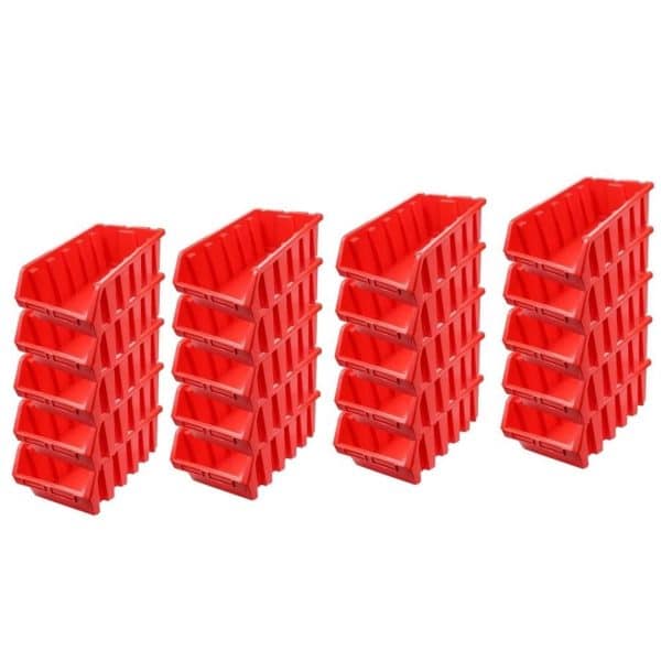 PROREGAL SuperSparSet 20x Sichtlagerbox 5 HxBxT 18