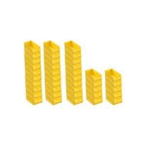 PROREGAL SuperSparSet 40x Gelbe Sichtlagerbox 2