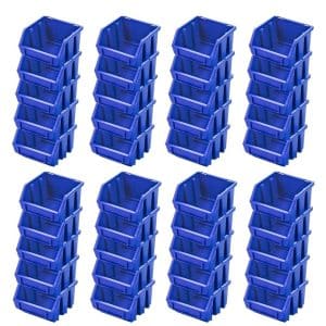 PROREGAL SuperSparSet 40x Sichtlagerbox 1 HxBxT 7