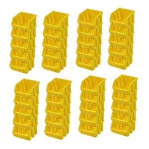 PROREGAL SuperSparSet 40x Sichtlagerbox 1 HxBxT 7