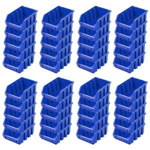 PROREGAL SuperSparSet 40x Sichtlagerbox 2 HxBxT 7