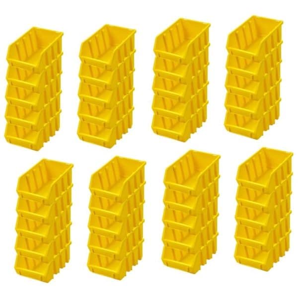 PROREGAL SuperSparSet 40x Sichtlagerbox 2 HxBxT 7