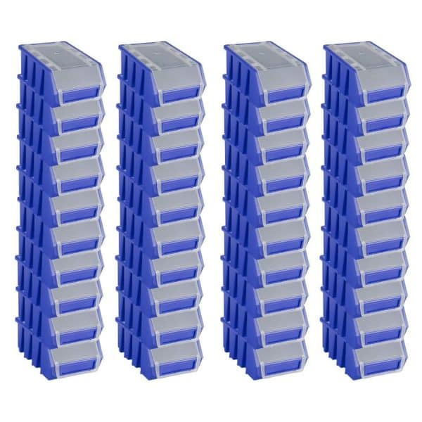 PROREGAL SuperSparSet 40x Sichtlagerbox 2 mit Deckel HxBxT 7
