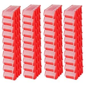 PROREGAL SuperSparSet 40x Sichtlagerbox 2 mit Deckel HxBxT 7