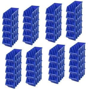 PROREGAL SuperSparSet 40x Sichtlagerbox 4 HxBxT 15