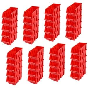 PROREGAL SuperSparSet 40x Sichtlagerbox 4 HxBxT 15