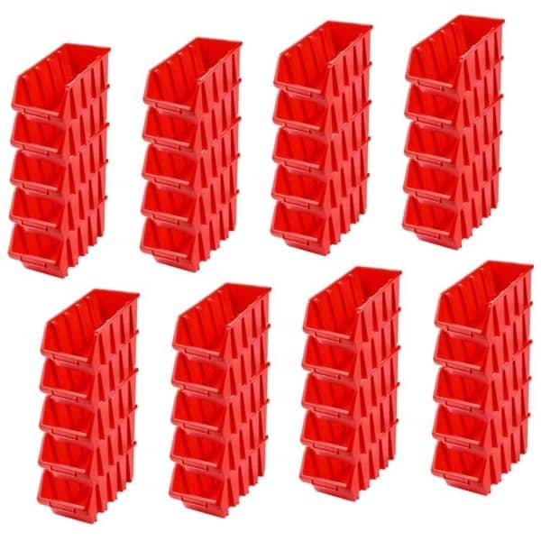 PROREGAL SuperSparSet 40x Sichtlagerbox 4 HxBxT 15