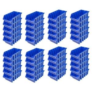 PROREGAL SuperSparSet 40x Sichtlagerbox 5 HxBxT 18