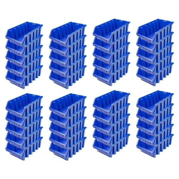 PROREGAL SuperSparSet 40x Sichtlagerbox 5 HxBxT 18
