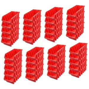 PROREGAL SuperSparSet 40x Sichtlagerbox 5 HxBxT 18