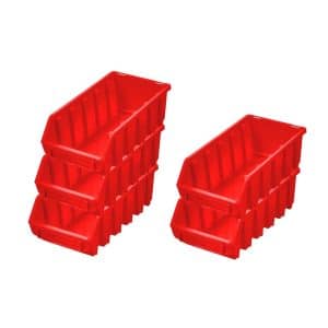 PROREGAL SuperSparSet 5x Sichtlagerbox 2L HxBxT 7