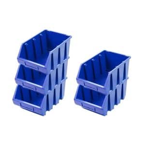 PROREGAL SuperSparSet 5x Sichtlagerbox 3 HxBxT 12