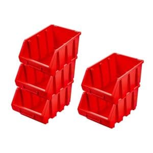 PROREGAL SuperSparSet 5x Sichtlagerbox 3 HxBxT 12
