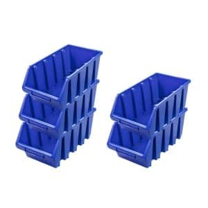 PROREGAL SuperSparSet 5x Sichtlagerbox 4 HxBxT 15