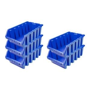 PROREGAL SuperSparSet 5x Sichtlagerbox 5 HxBxT 18