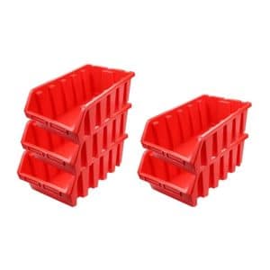 PROREGAL SuperSparSet 5x Sichtlagerbox 5 HxBxT 18