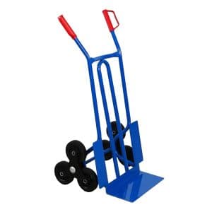 PROREGAL Treppensteiger RHINO XL Schaufel 104 x 60 x 54 cm Tragkraft 250 kg 3x Vollgummiräder Blau