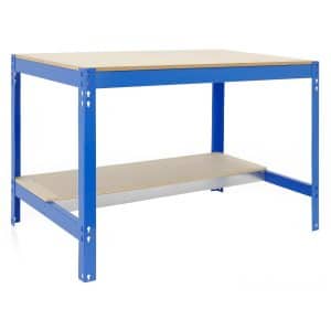 PROREGAL Werkbank Buffalo HxBxT 84 x 90 x 76 cm Traglast 400 kg Blau