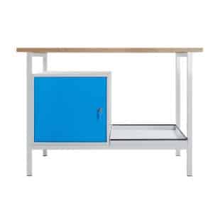PROREGAL Werkbank Light Rhino mit Ablagefach 1 Tür HxBxT 82