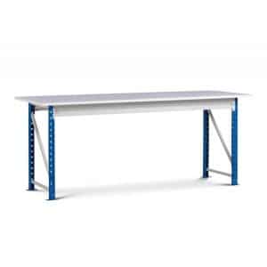 PROREGAL Werkbank Maximus HxBxT 83 x 120 x 80 cm Traglast 280 kg 1 Ebene Lichtblau-Lichtgrau