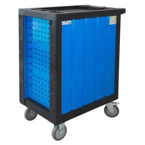 PROREGAL Werkstattwagen Cheetah Preimium 7 Schubladen HxBxT 97 x 48 x 38 cm Himmelblau