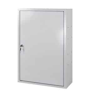 PROREGAL Werkzeugwandschrank mit Tür 1 Fachboden HxBxT 75 x 50 x 20 cm Lichtgrau