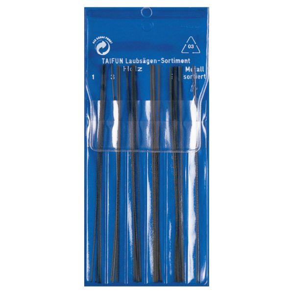 Pebaro Laubsägeblätter 22-Teiliges Set für Holz und Metall