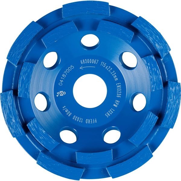 Pferd Diamantwerkzeuge für die Bauindustrie DCW PSF 2 Reihen 115 x 6 x 22