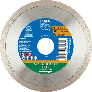 Pferd Diamantwerkzeuge für die Bauindustrie DG FL PSF 125 mm x 1