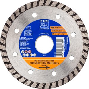 Pferd Diamantwerkzeuge für die Bauindustrie DG PSF 115 mm x 1