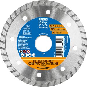 Pferd Diamantwerkzeuge für die Bauindustrie DG PSF 125 mm x 1