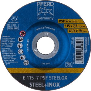 Pferd Schruppscheiben PSF E Steelox 115 mm x 7 mm
