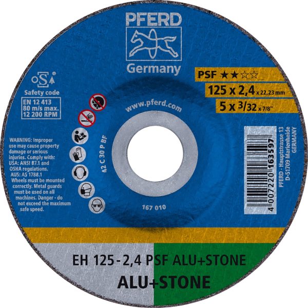 Pferd Trennscheiben PSF EH Alu Stone 125 mm x 2