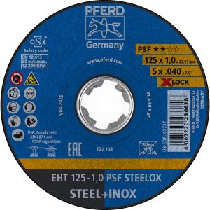 Pferd Trennscheiben PSF EHT Steelox und X-Lock 125 mm x 1 mm