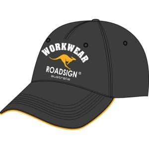 Roadsign Cap -Anthrazit/Gelb Einheitsgröße