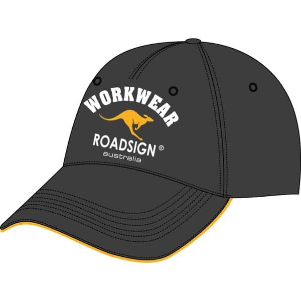 Roadsign Cap -Anthrazit/Gelb Einheitsgröße