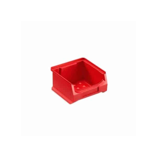 Rote Sichtlagerbox 1.0 HxBxT 6 x 10 x 10 cm 0