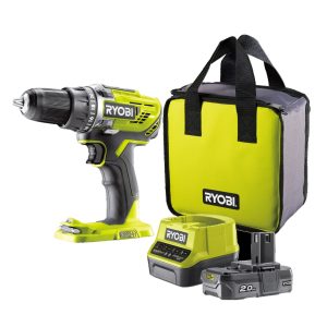 Ryobi Akku-Bohrschrauber One+ R18DD3-120S mit Akku und Ladegerät 18 V
