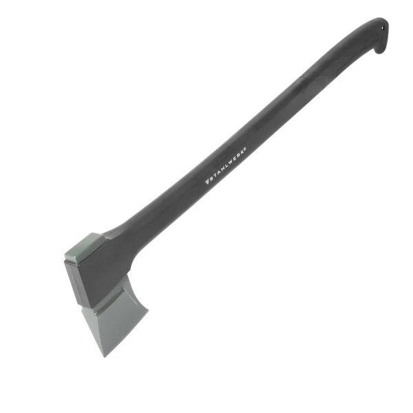 STAHLWERK Axt Ca-775 St 775 Mm Forstaxt Aus Carbon-Stahl Mit Fiberglas-Griff