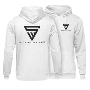 STAHLWERK Hoodie Kapuzenpulli Kapuzenpullover Weiß Größe M